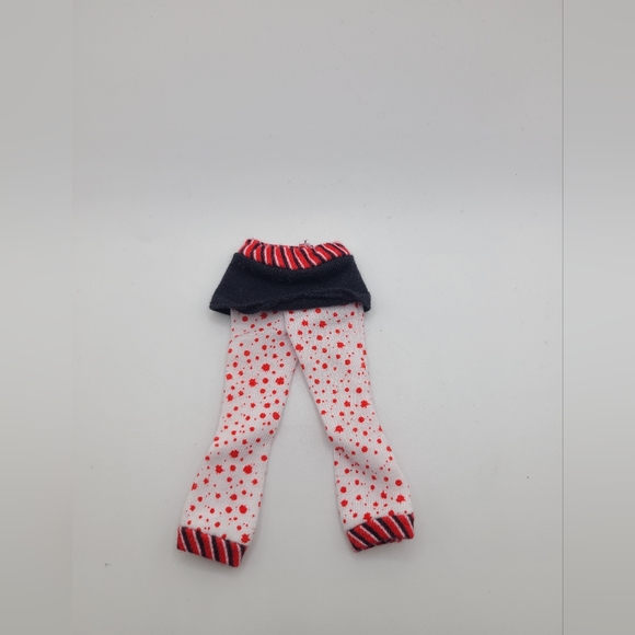 Monster High - Ghoulia Yelps - Dead Tired - Black Red & White Pajama Pants Only - Picture 1 of 2